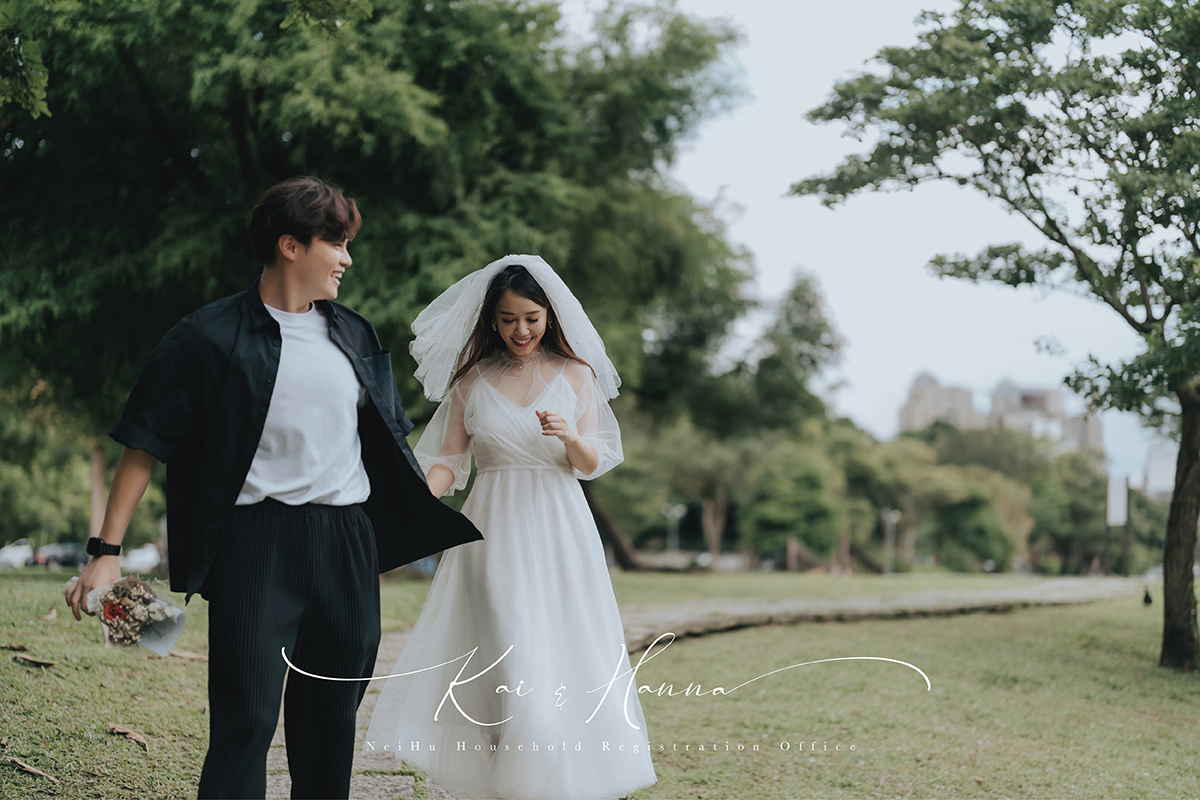 [結婚登記] Kai＆Hanna 登記日@內湖戶政事務所