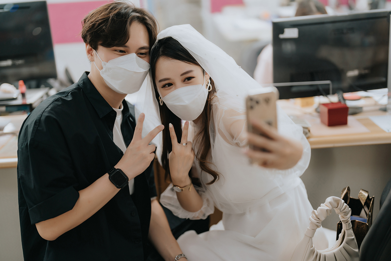 [結婚登記] Kai＆Hanna 登記日@內湖戶政事務所