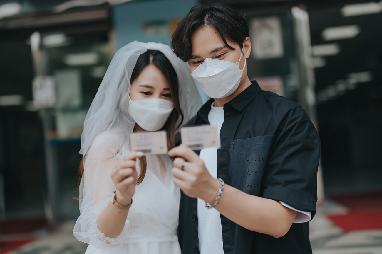 [結婚登記] Kai＆Hanna 登記日@內湖戶政事務所