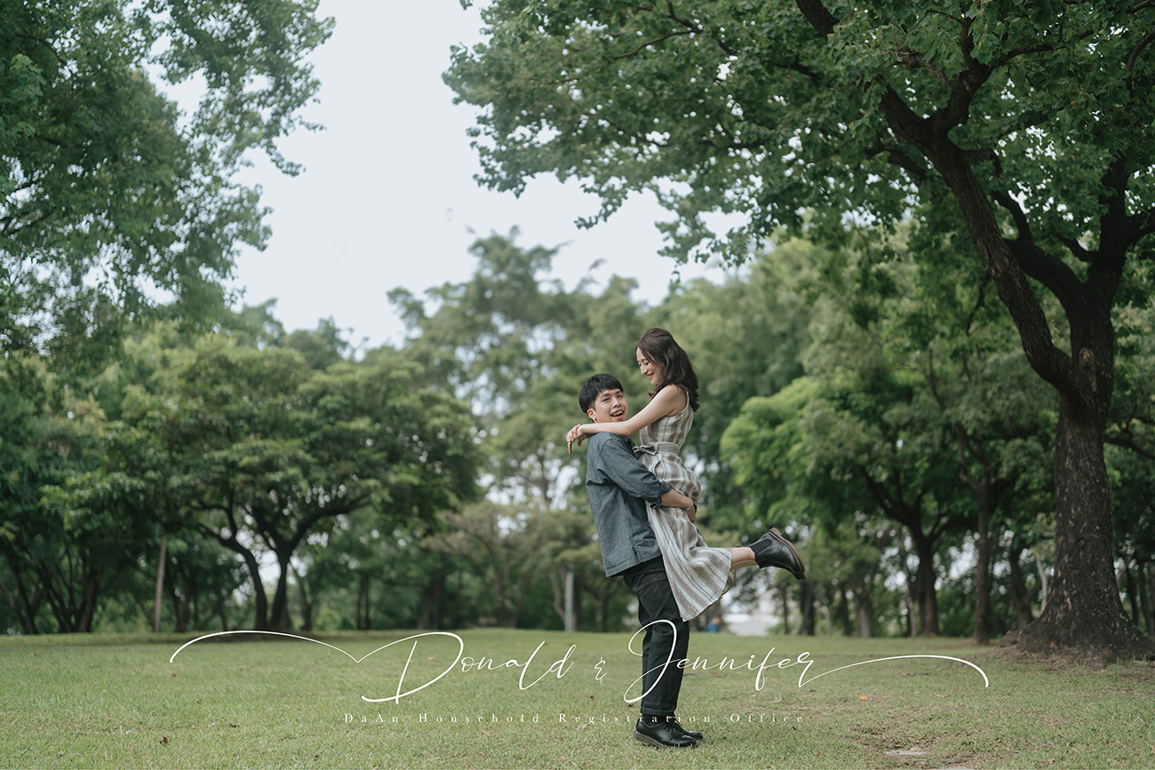 [結婚登記] Donald＆Jennifer 登記日@大安戶政事務所