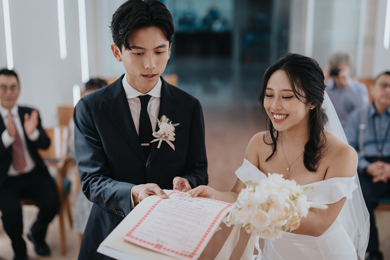 [結婚登記] Ken＆Shine 登記日@內湖戶政事務所