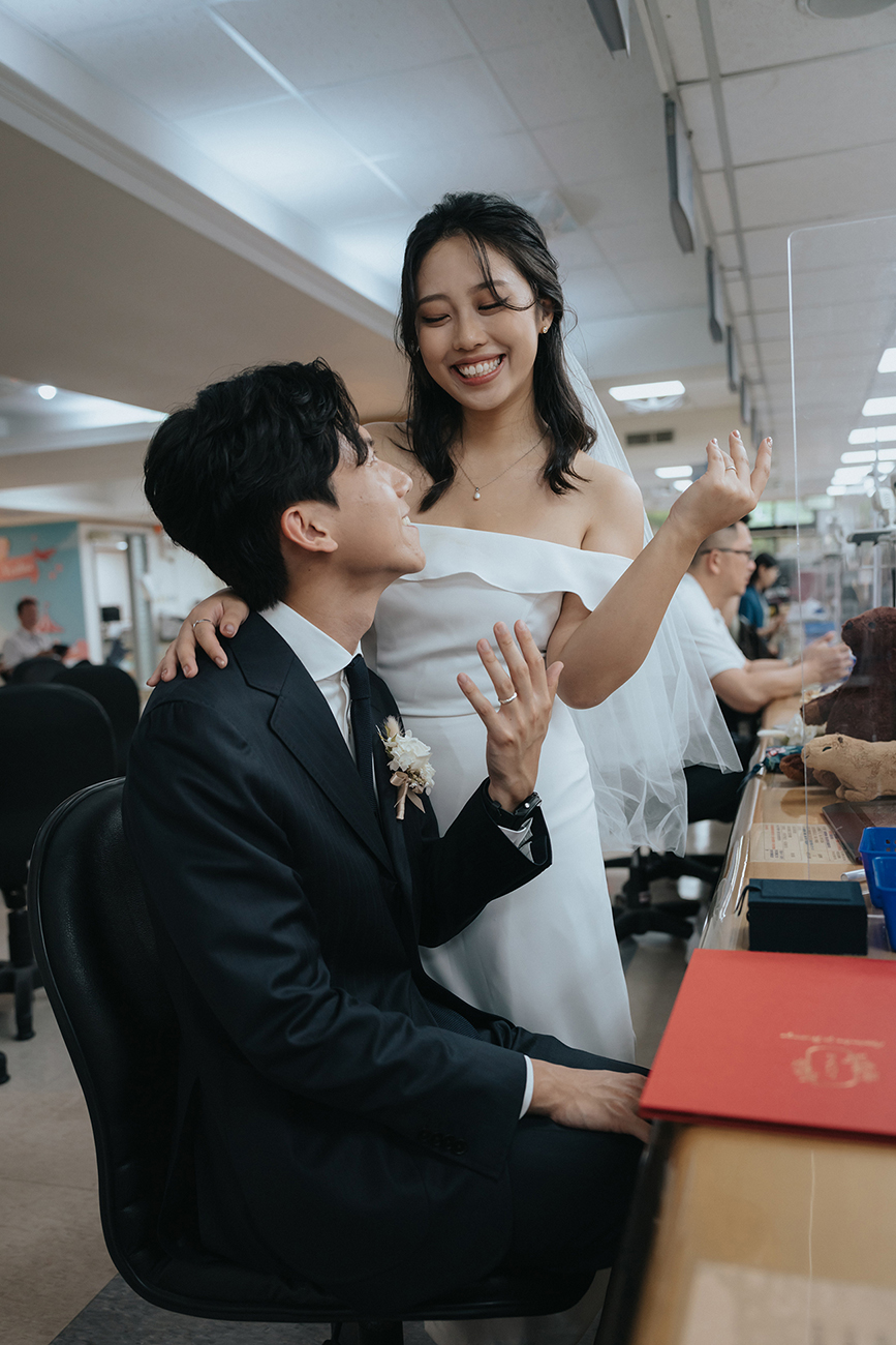 [結婚登記] Ken＆Shine 登記日@內湖戶政事務所