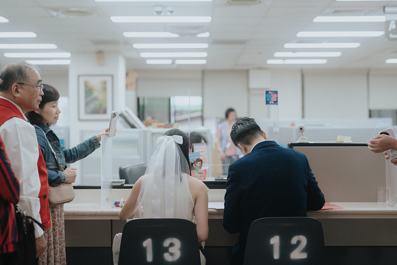 [結婚登記] Chi＆Jennifer 登記日@大同戶政事務所