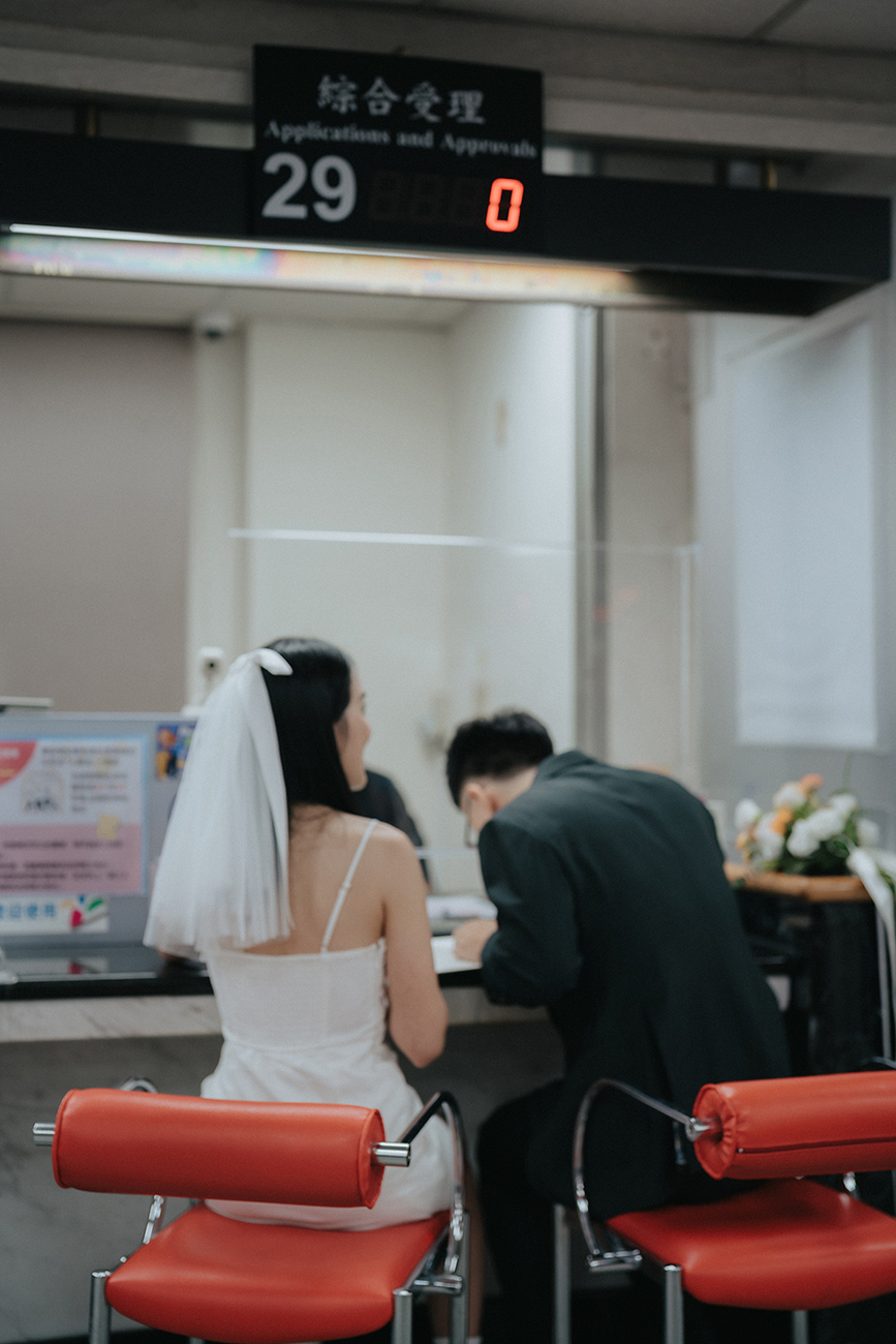 [結婚登記] Jimmy＆Ann 登記日@大安戶政事務所