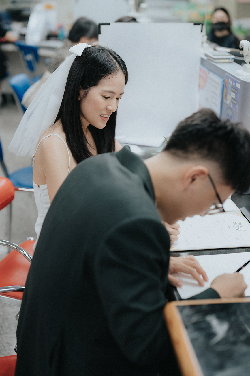 [結婚登記] Jimmy＆Ann 登記日@大安戶政事務所