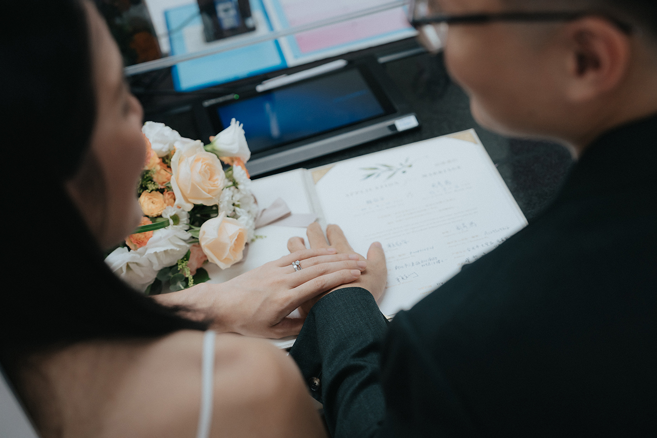 [結婚登記] Jimmy＆Ann 登記日@大安戶政事務所