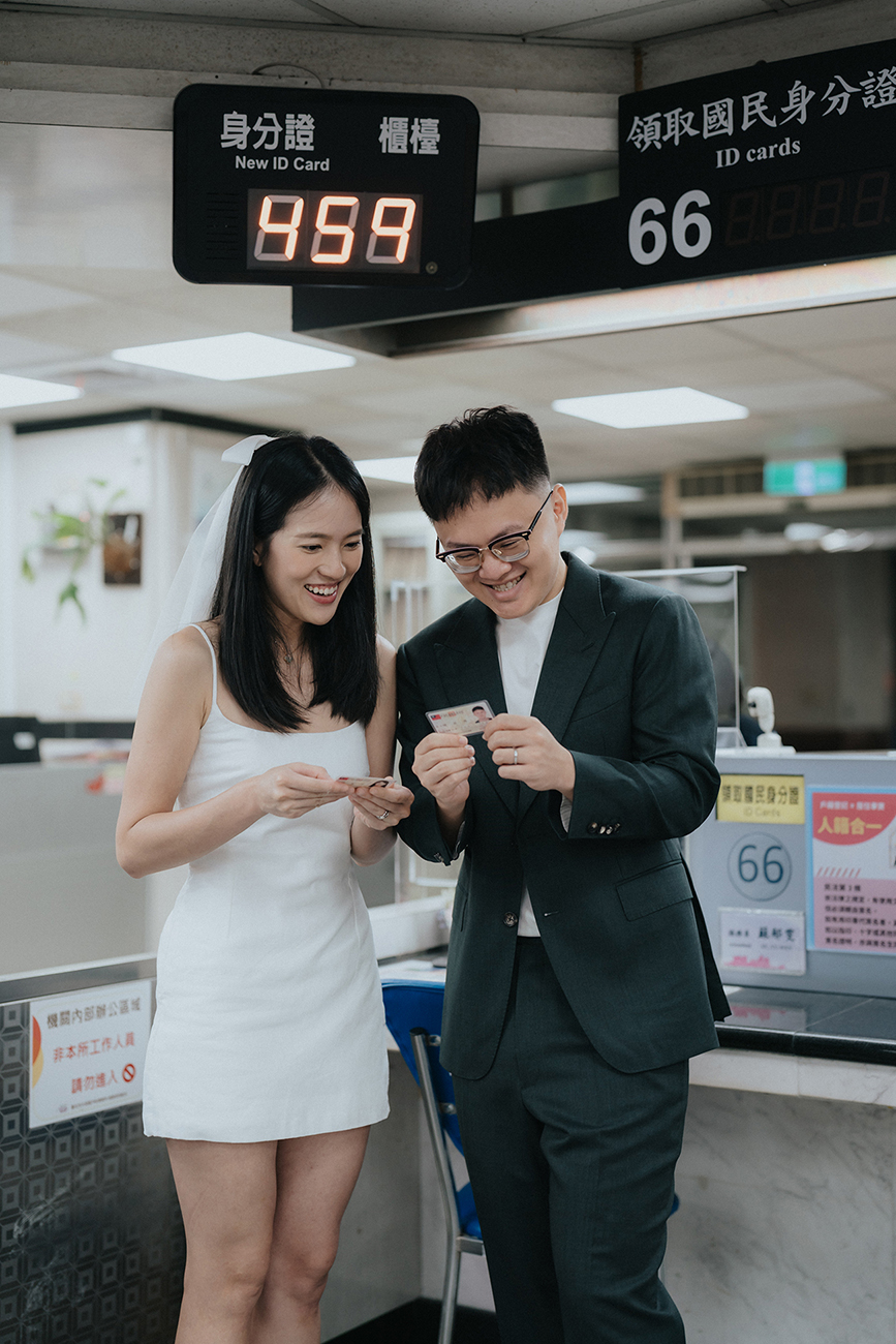 [結婚登記] Jimmy＆Ann 登記日@大安戶政事務所
