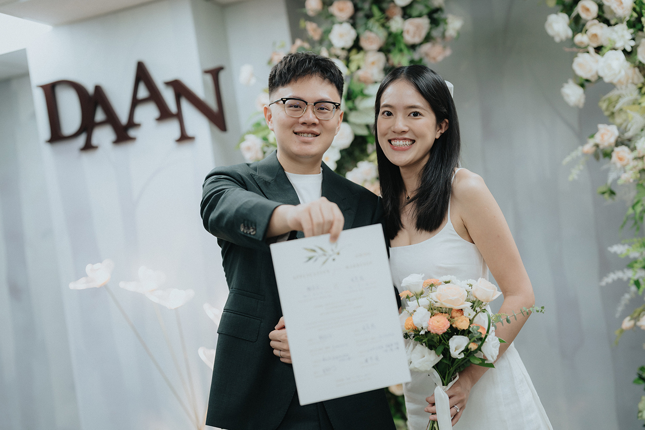 [結婚登記] Jimmy＆Ann 登記日@大安戶政事務所
