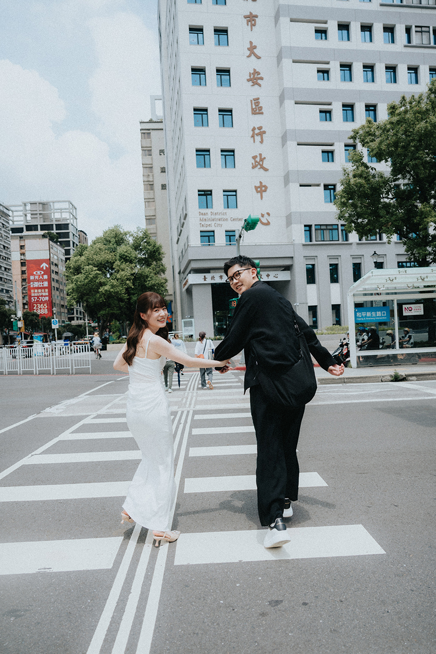 [結婚登記] Dada＆Lena 登記日@大安戶政事務所