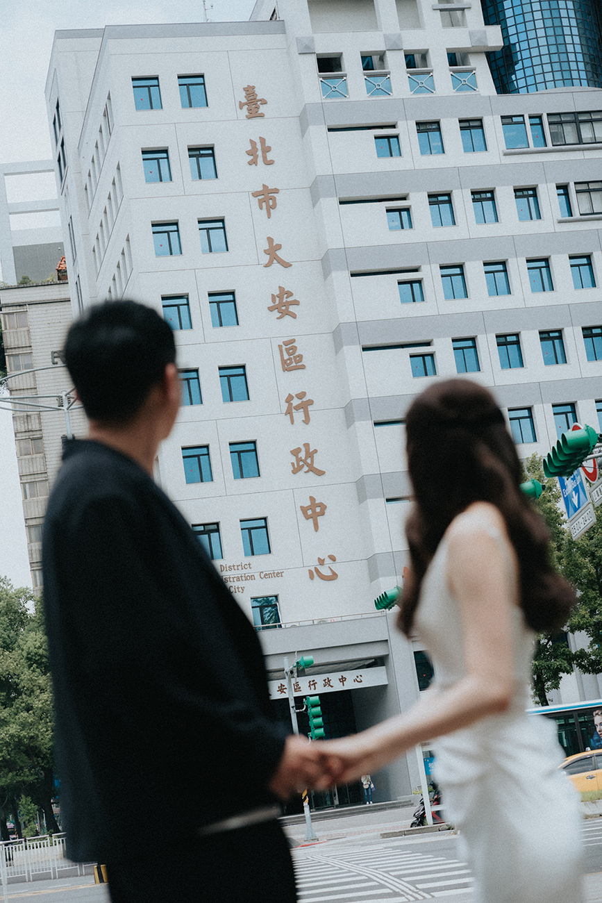 [結婚登記] Dada＆Lena 登記日@大安戶政事務所