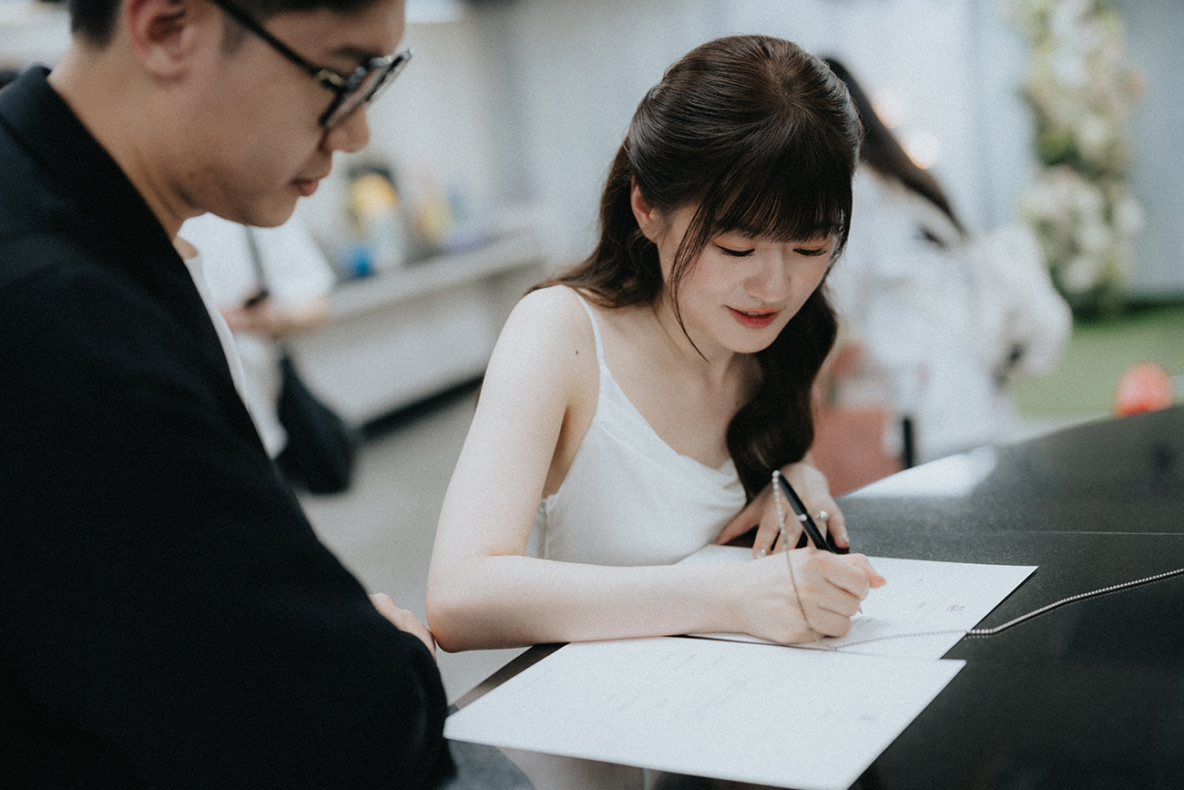 [結婚登記] Dada＆Lena 登記日@大安戶政事務所