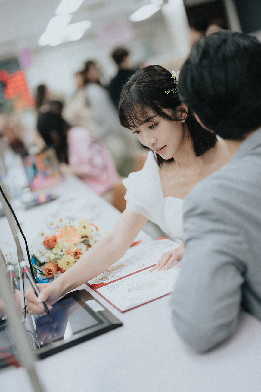[結婚登記] Kai＆Emily 登記日@士林戶政事務所