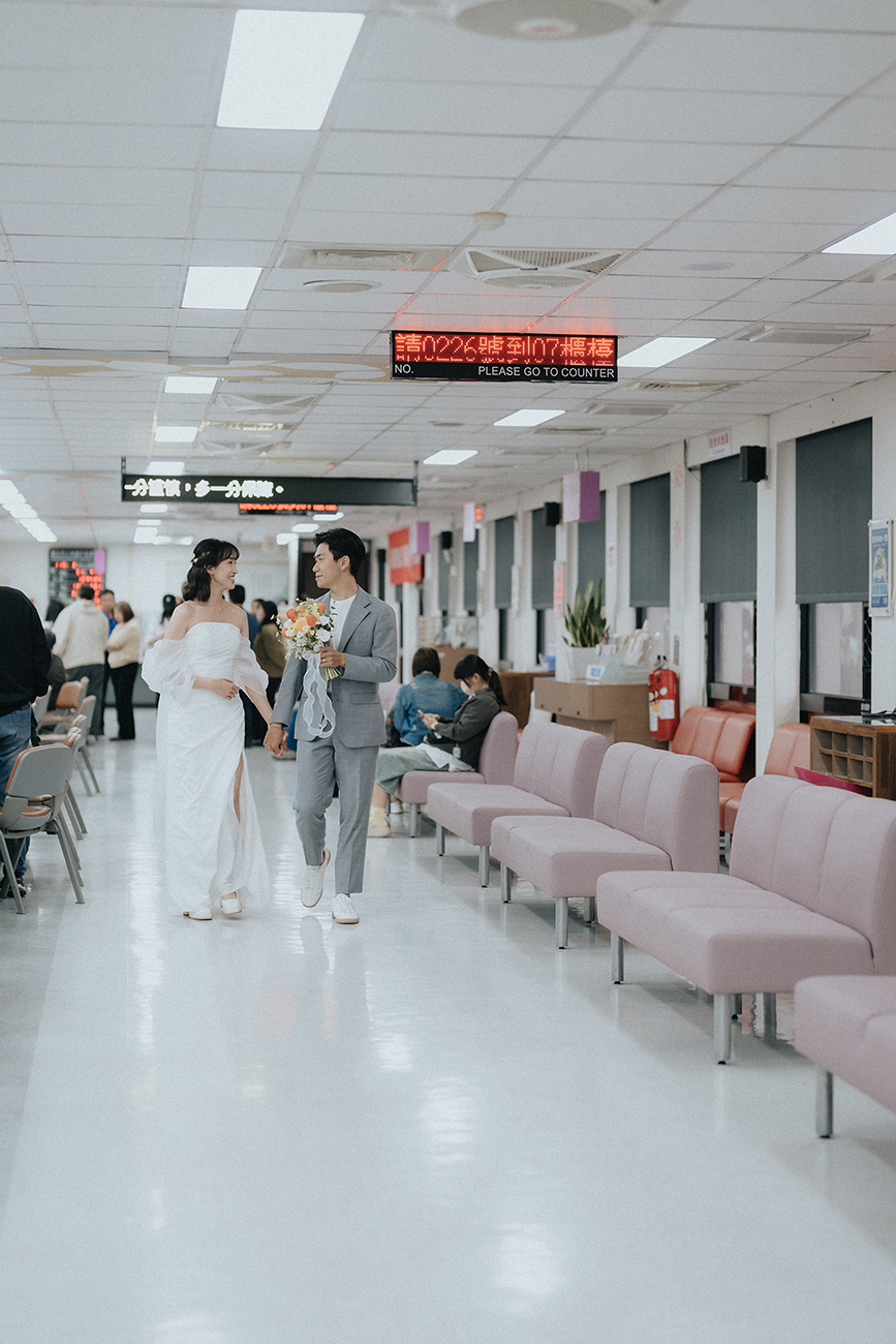 [結婚登記] Kai＆Emily 登記日@士林戶政事務所