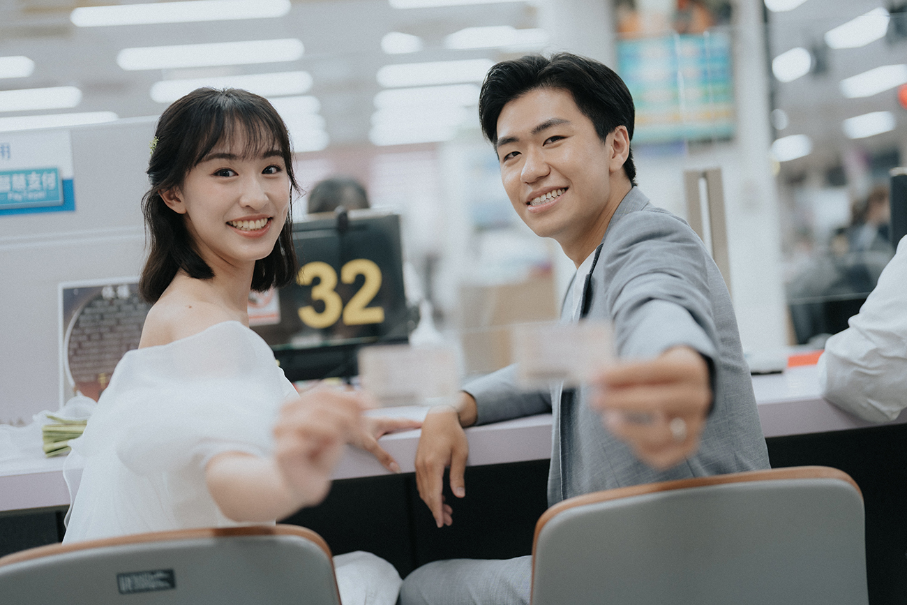[結婚登記] Kai＆Emily 登記日@士林戶政事務所