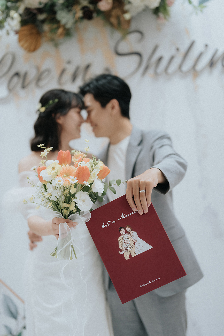 [結婚登記] Kai＆Emily 登記日@士林戶政事務所