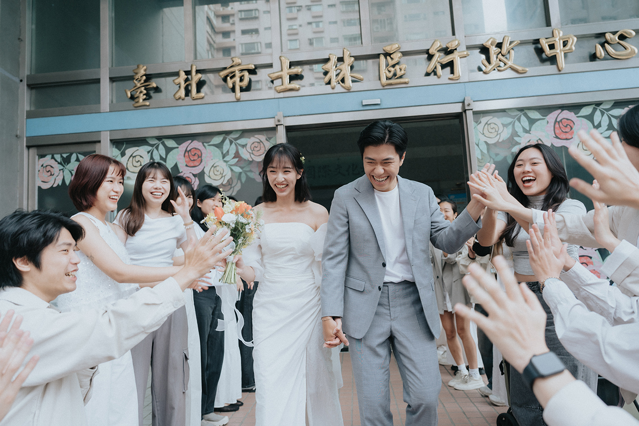 [結婚登記] Kai＆Emily 登記日@士林戶政事務所